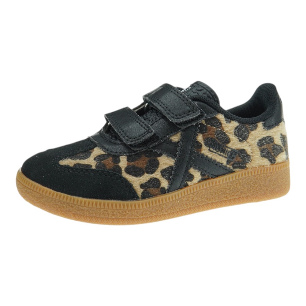 Zapatillas casual niña leopardo Munich velcro foto 3