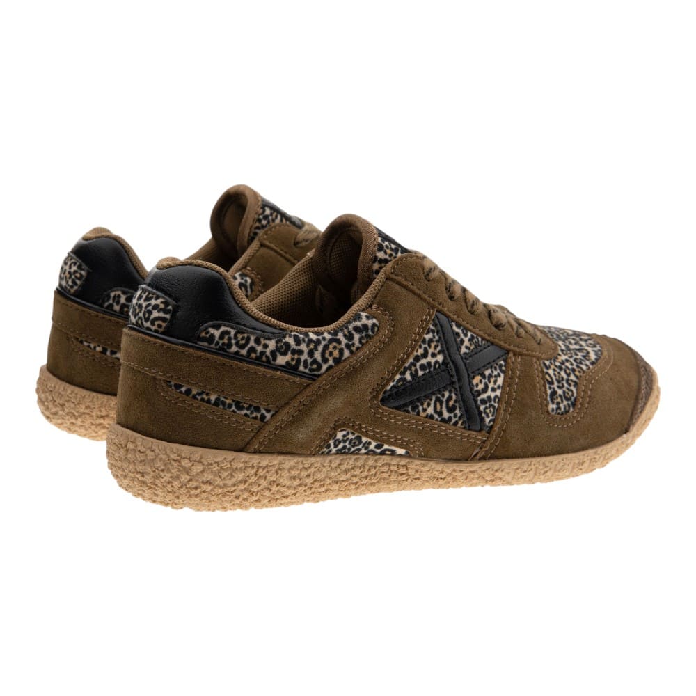 Sneakers Munich Marrones y Leopardo Niña foto 4