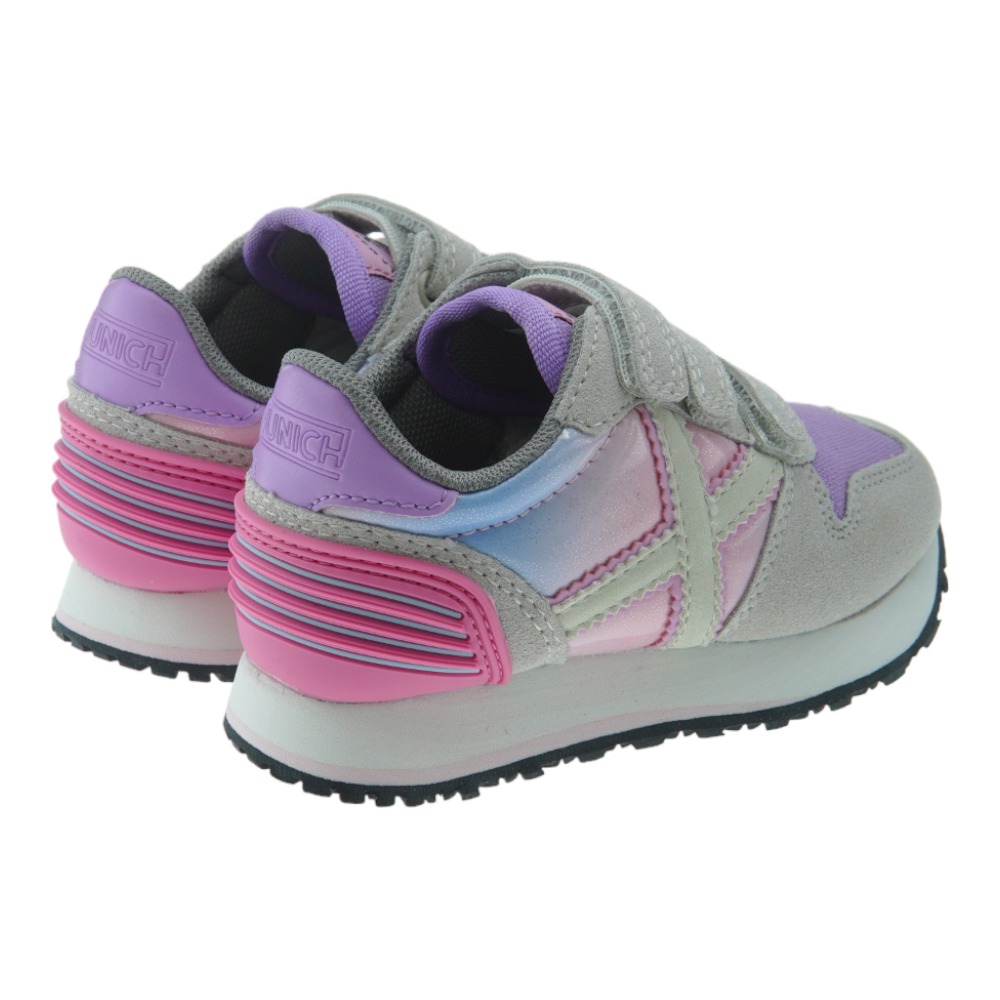 Zapatillas velcro metalizadas Munich Mini Massana Vc foto 4