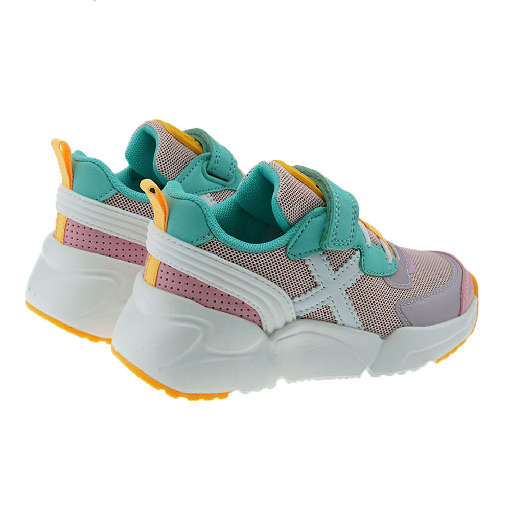 Sneakers niña velcro Munich Mini Track foto 4