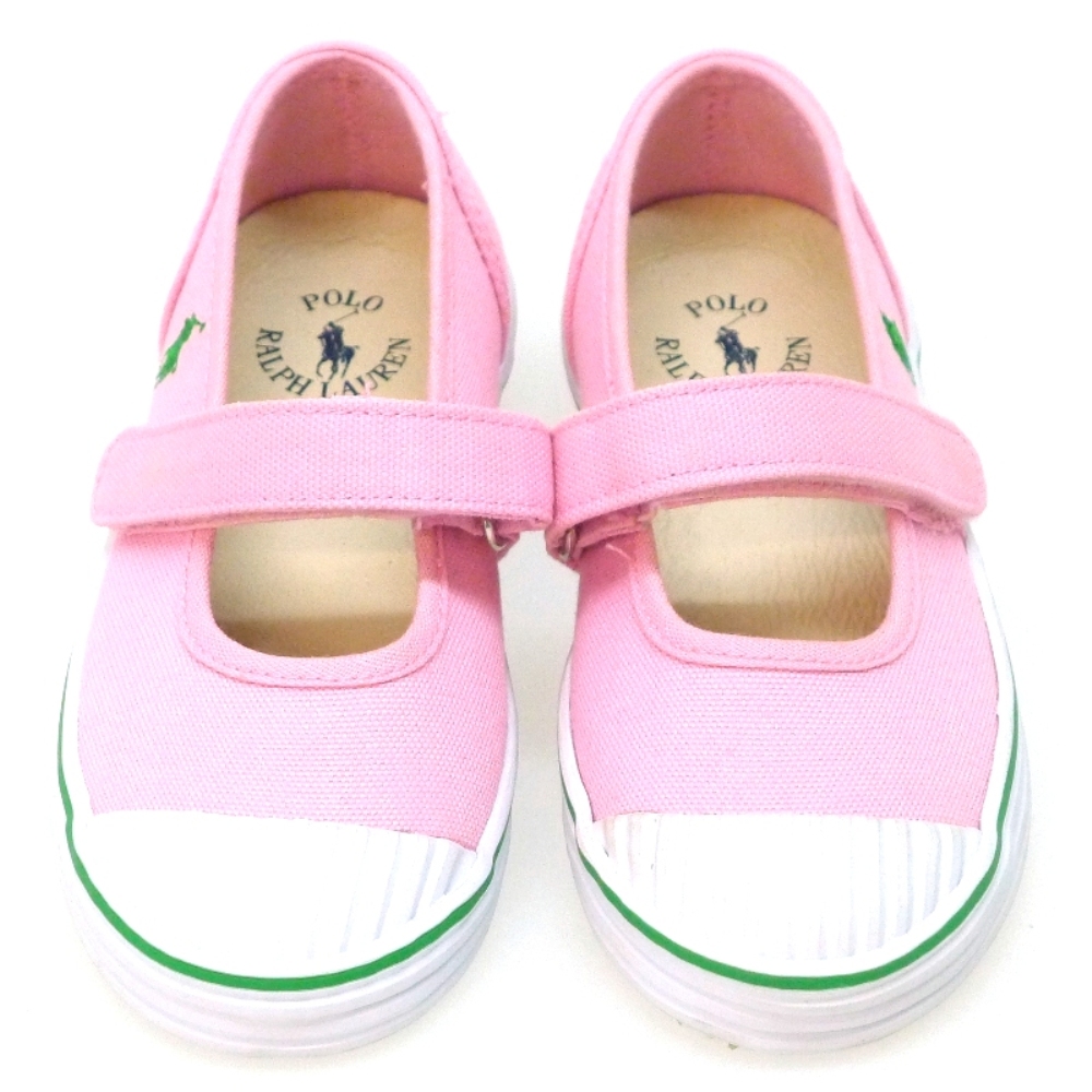 Merceditas niña lona velcro Ralph Lauren Mj Sendena foto 2
