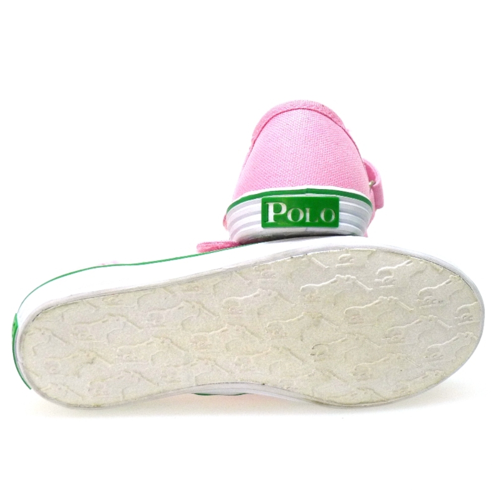 Merceditas niña lona velcro Ralph Lauren Mj Sendena foto 3