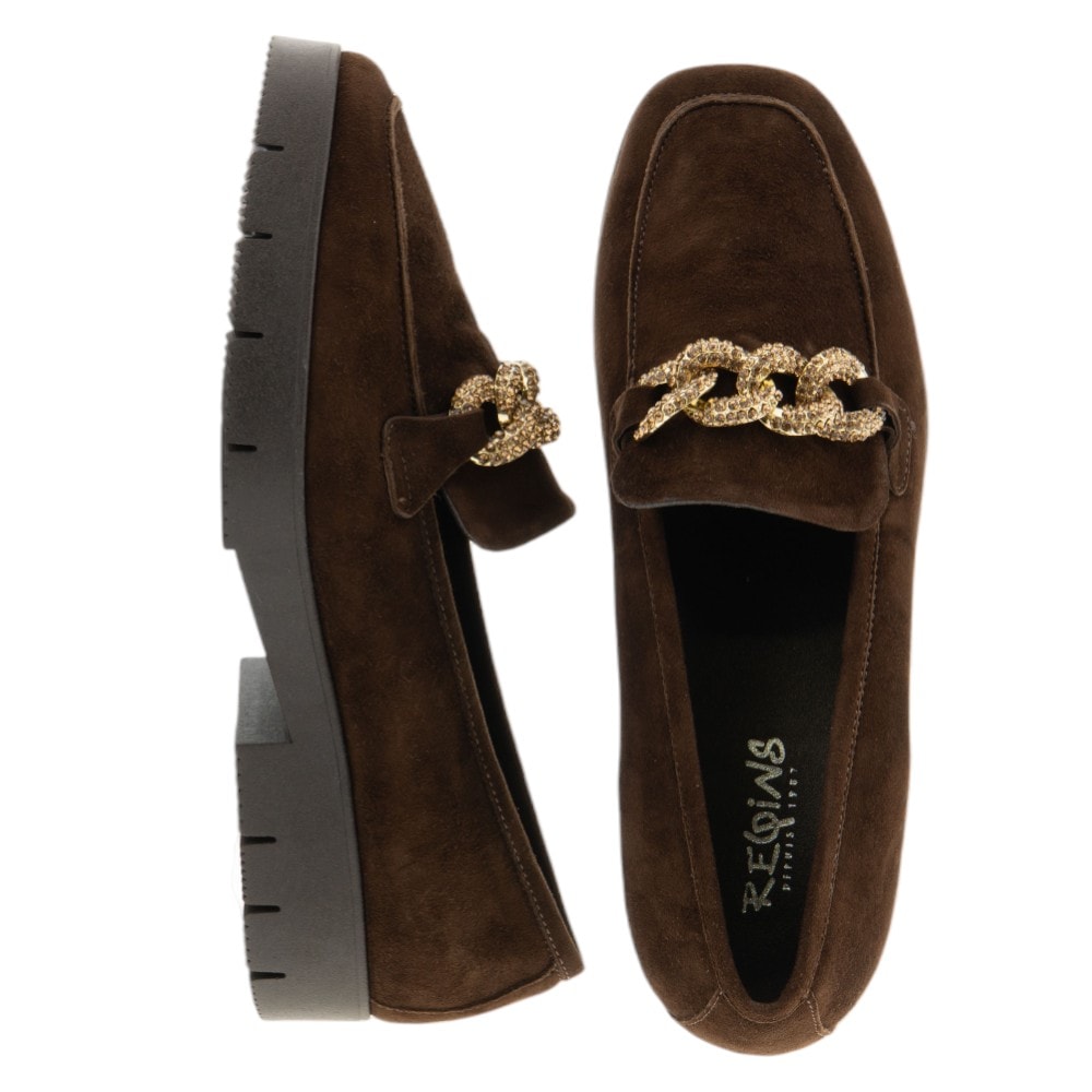 Mocasines ante mujer plataforma Reqins - Elegancia y confort foto 2