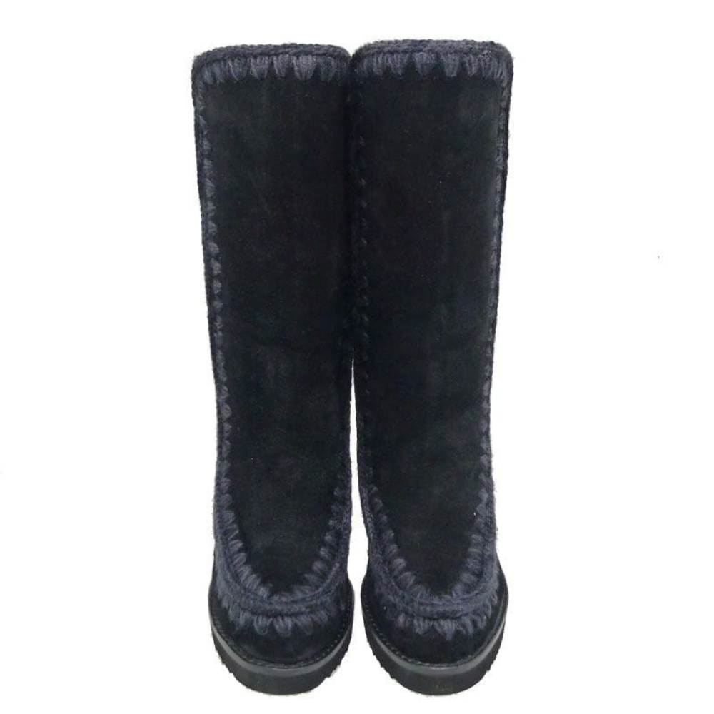 Bota alta cuna Mou MU.Ftweskitall Frech Toe Negro
