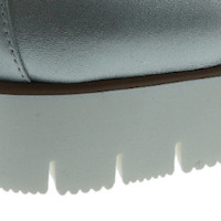Mocasines metalizados mujer cadena Reqins Naster Cuir foto 7