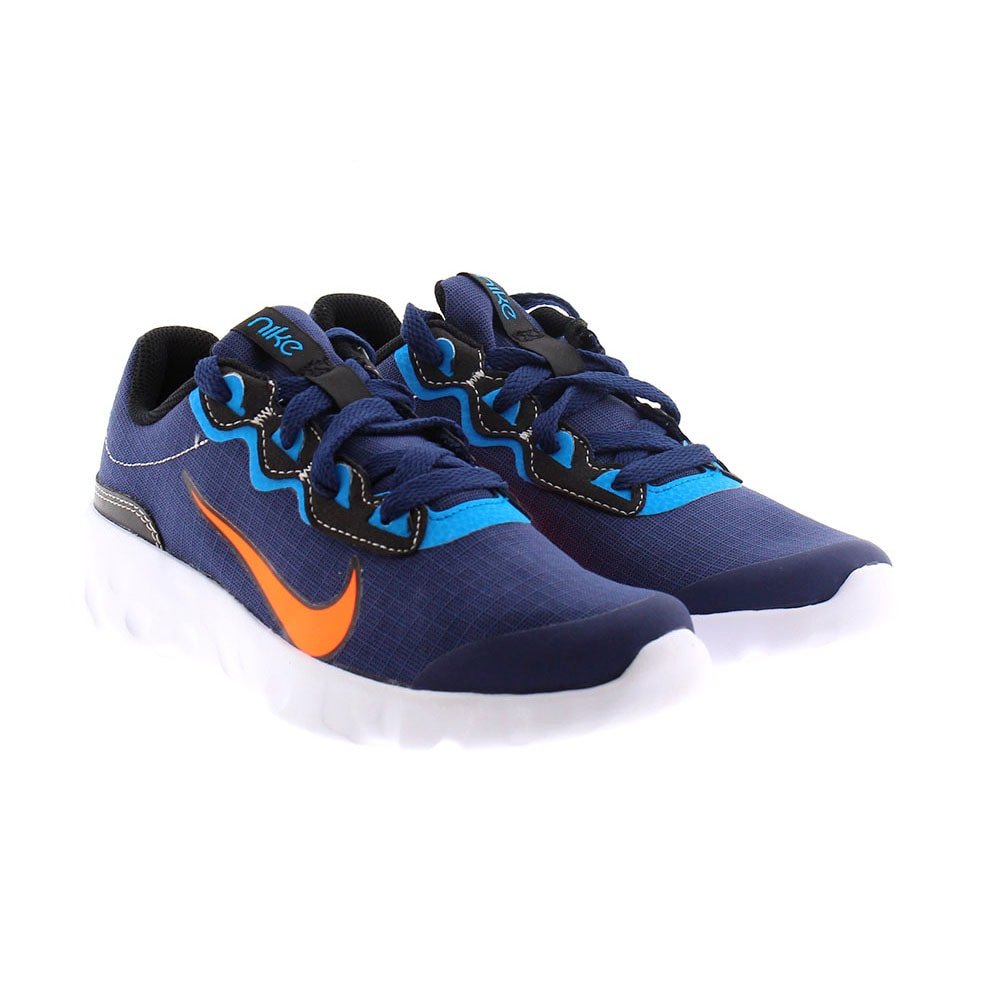 Deportivas nylon azul y naranja cordones Nike Explore Ff