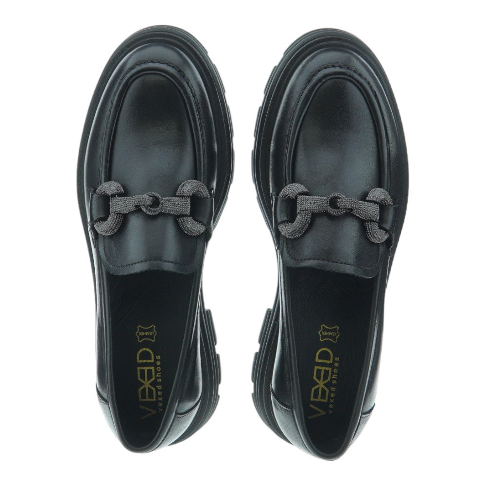 Mocasin piel adorno estribo suela perforada Vexed Noela 7131 P foto 2