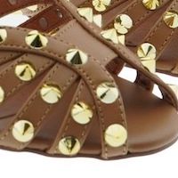 Sandalias cangrejeras mujer piel tachuelas Bibilou Nori 780Z10VK foto 6