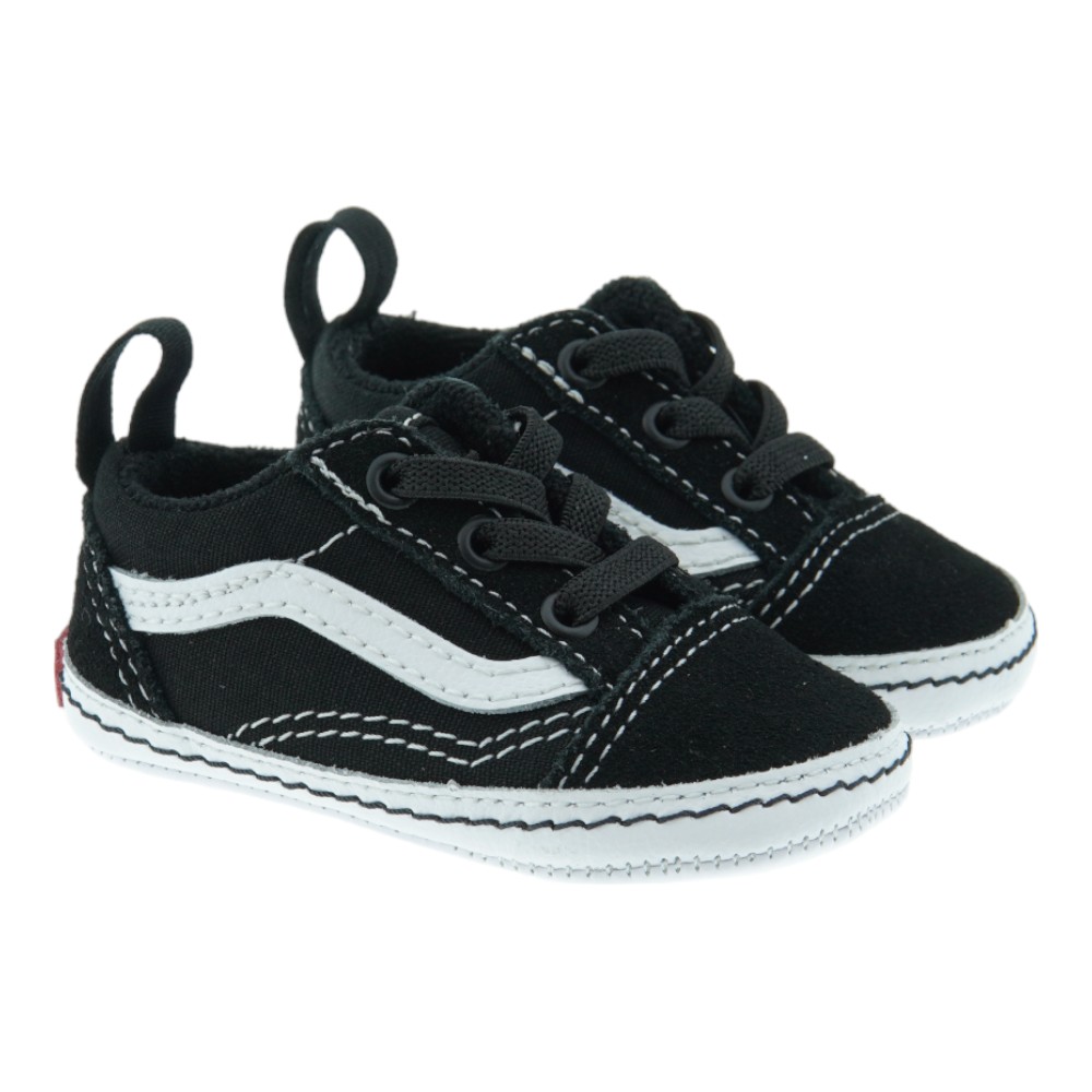  Lonas Vans Bebé Negras Clásicas Old Skool Crib