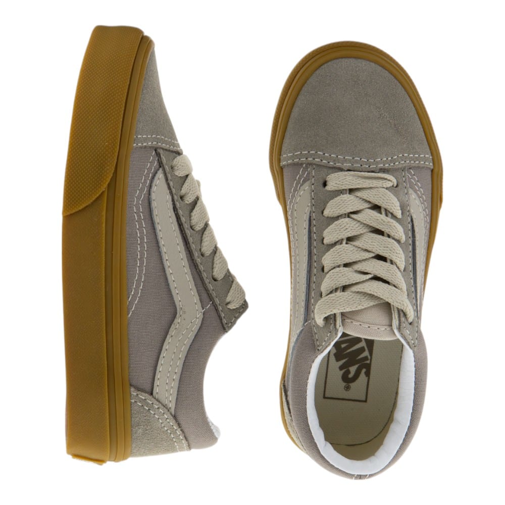 Zapatillas Vans Old Skool Checkerboard Beige para Niño | Carrilé foto 2