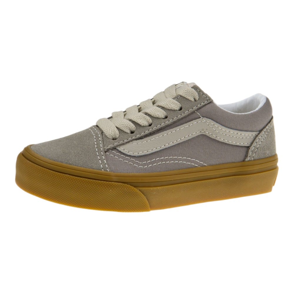 Zapatillas Vans Old Skool Checkerboard Beige para Niño | Carrilé foto 3
