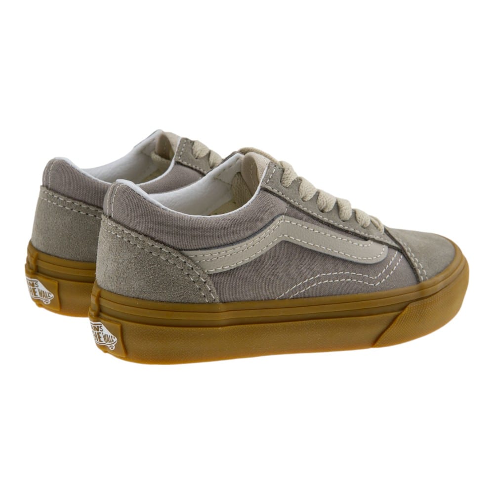 Zapatillas Vans Old Skool Checkerboard Beige para Niño | Carrilé foto 4