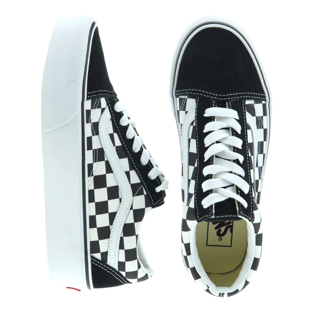 Zapatillas Vans de lona con diseño de tablero ajedrez para mujer | Carrile foto 2