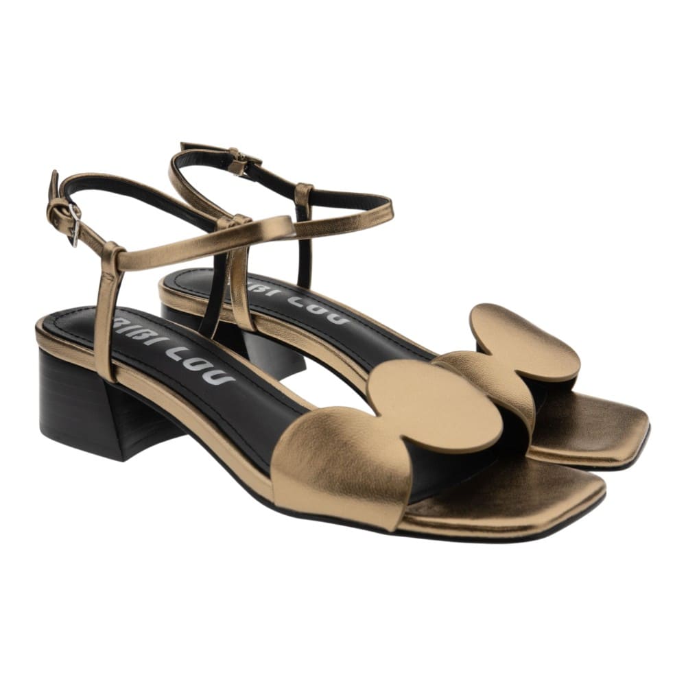 Sandalias tacón bajo bronce Bibilou Onami Sandal 40