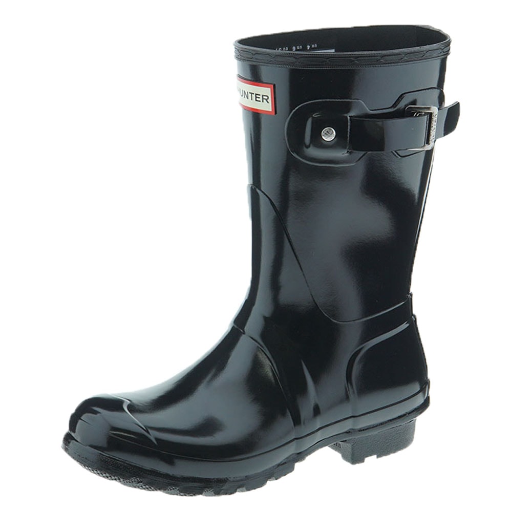 Botas agua mujer brillantes Hunter Original Short foto 3