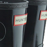 Botas agua mujer brillantes Hunter Original Short foto 5