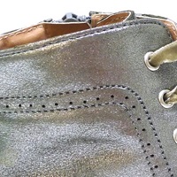 Bota pascuala piel metalizada cremallera Carrile foto 5