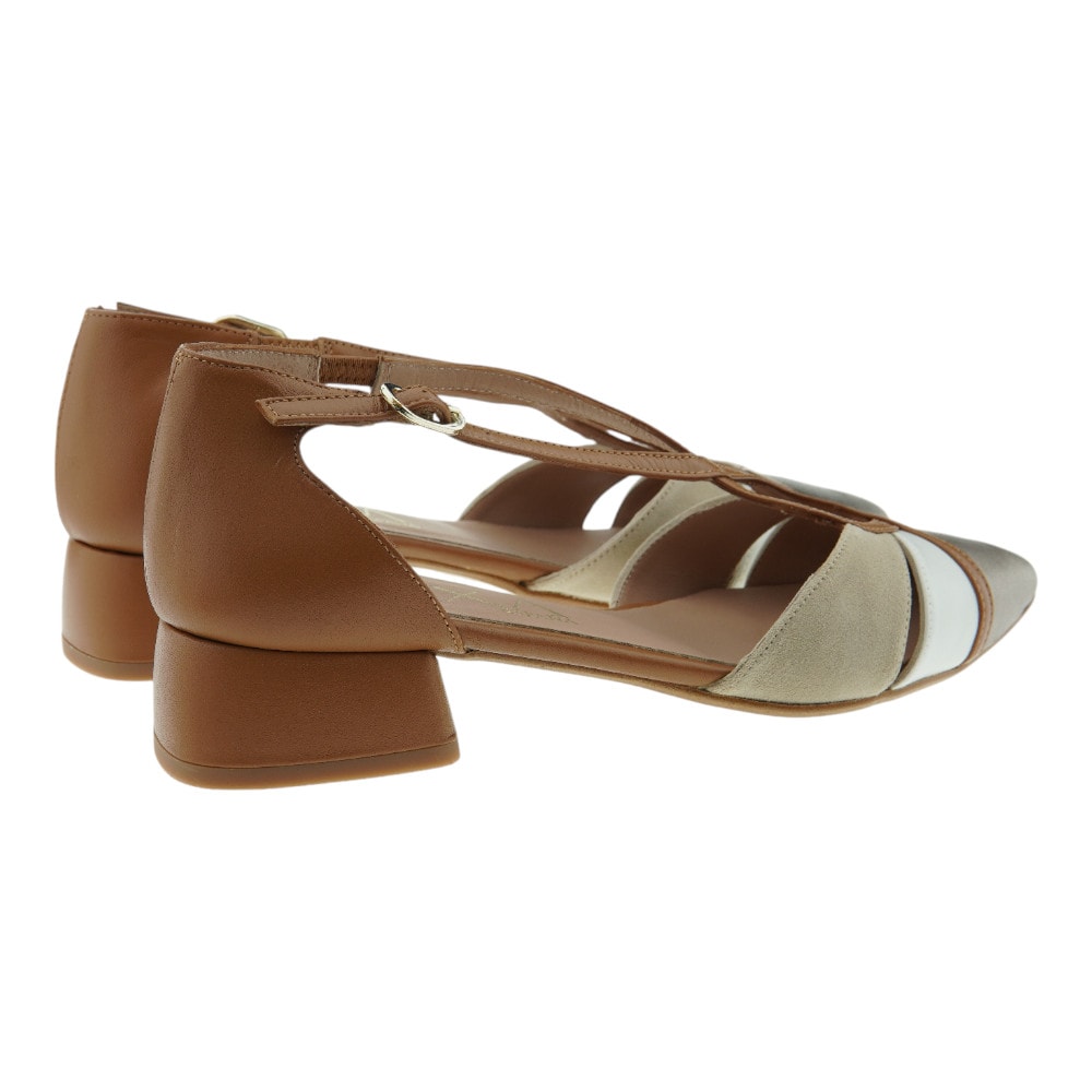Compra Zapatos Tacón Ancho Mujer Bicolor | Carrile foto 4
