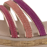 Sandalias Primigi Niña con Detalle Metálico y Suela de Corcho | Carrile foto 4