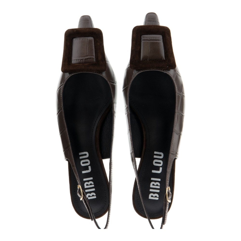 Zapatos tacón mujer Bibilou – Elegancia en negro y marrón foto 2