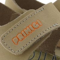 Sandalias Primigi Niño Caqui con Tira Velcro y Detalle Naranja | Carrile foto 5