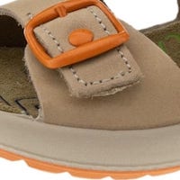 Sandalias Primigi Niño Caqui con Tira Velcro y Detalle Naranja | Carrile foto 6