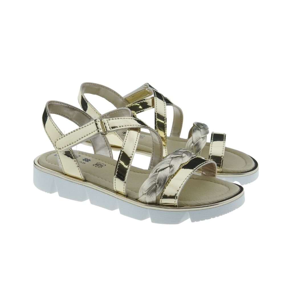 Sandalias niña metalizadas velcro Primigi PRG 19363