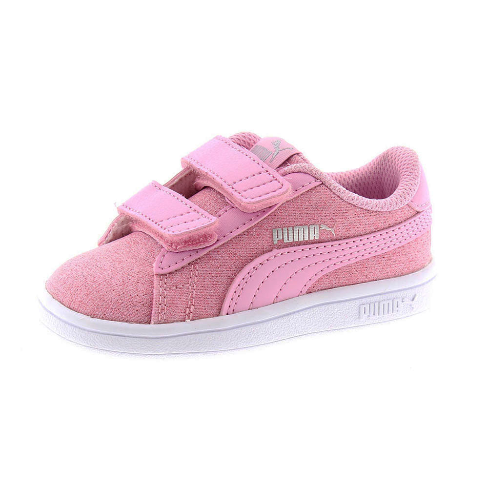 Zapatillas deportivas glitter velcro Puma Smash 2V foto 3