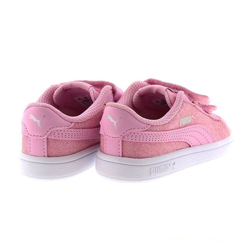 Zapatillas deportivas glitter velcro Puma Smash 2V foto 4