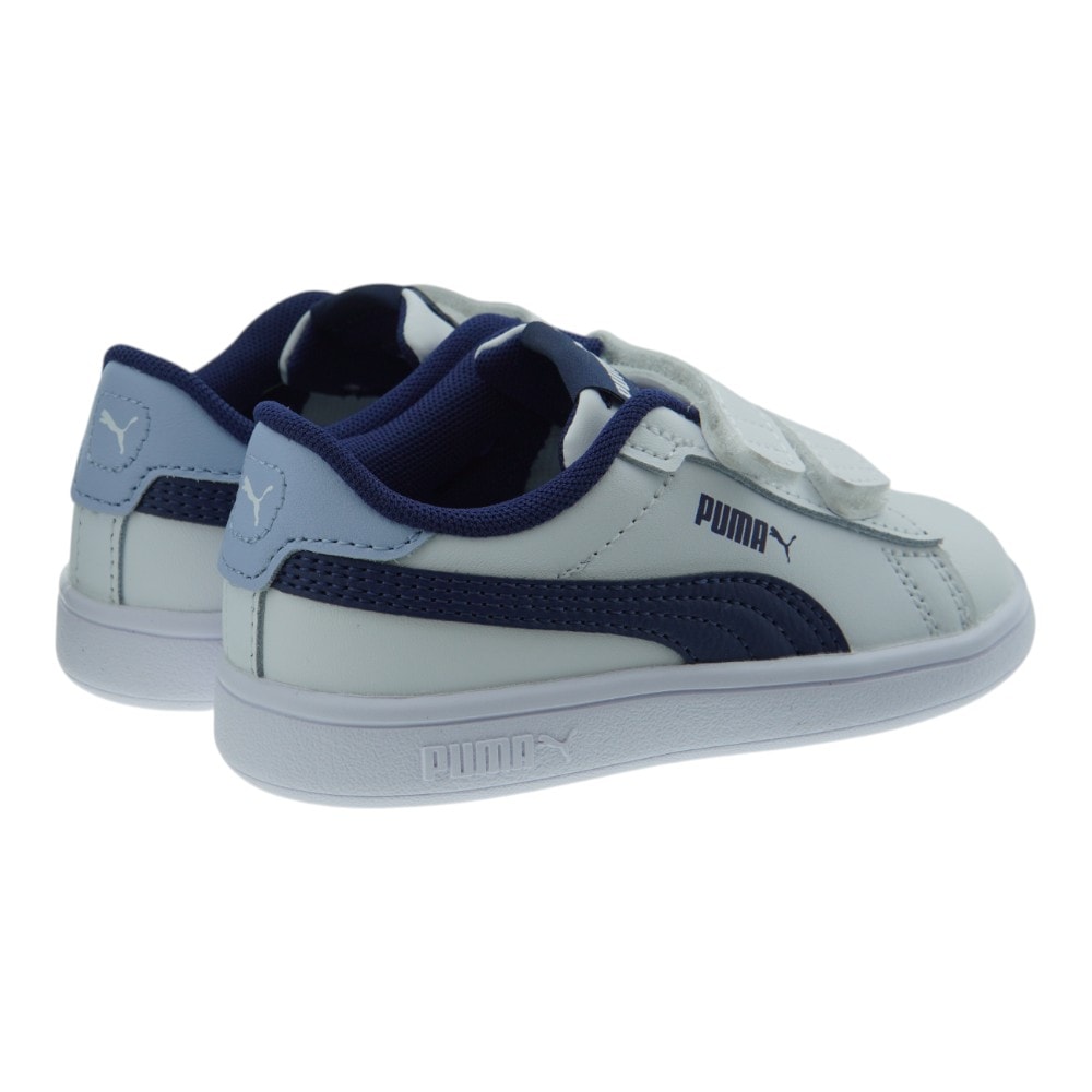 Deportivas blancas niño Puma con velcro | Carrilé foto 4