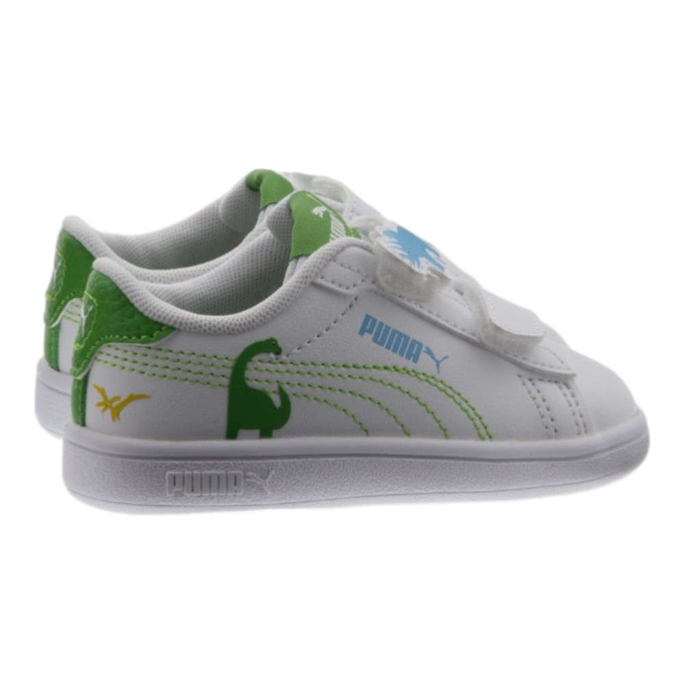 Deportivas blancas niño Puma con velcro | Carrilé foto 4