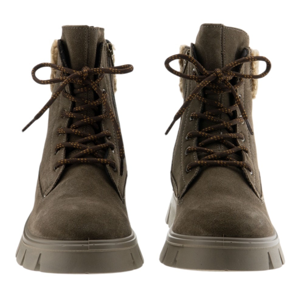 Botín ante cordones niña Primigi en taupe y beige | Carrilé foto 2