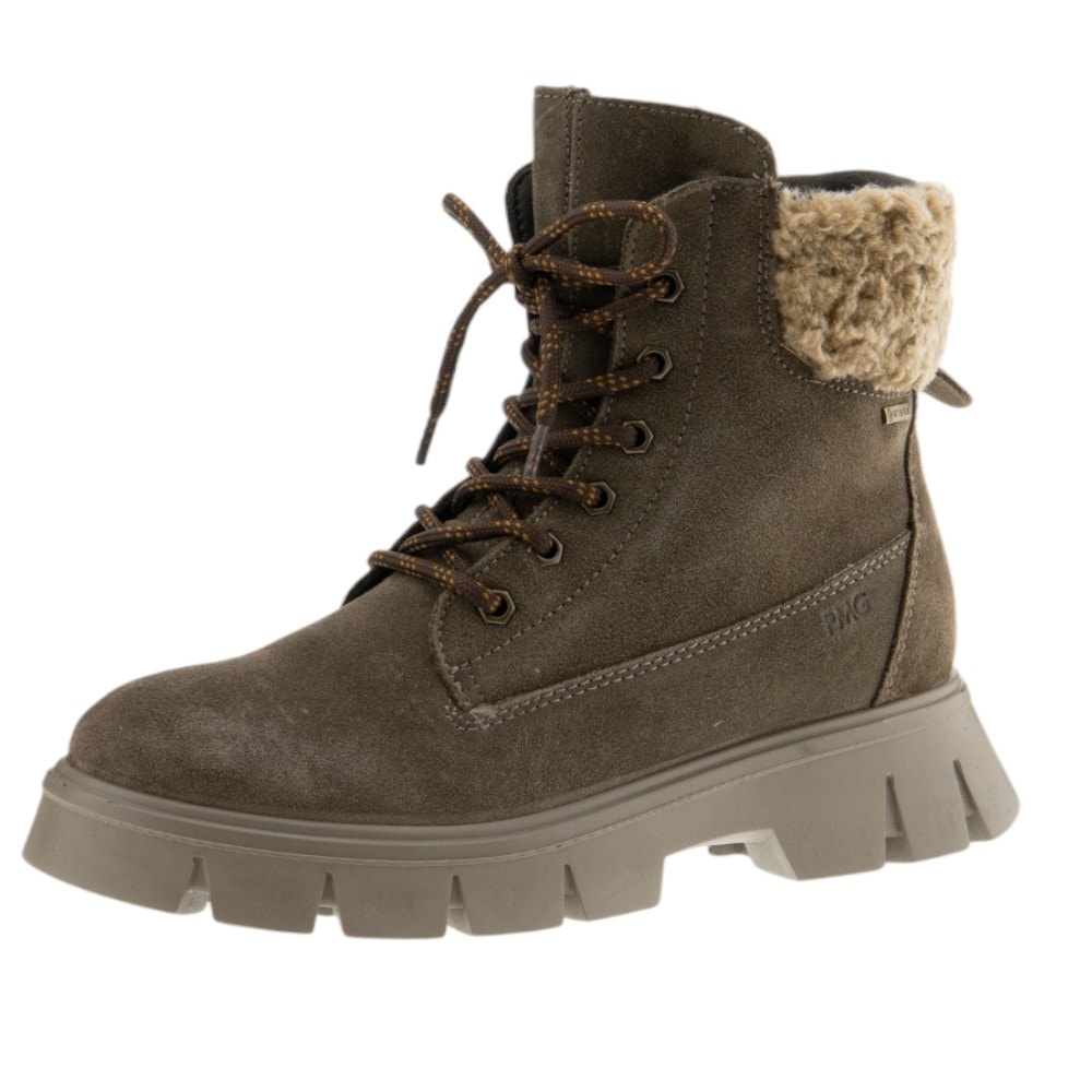 Botín ante cordones niña Primigi en taupe y beige | Carrilé foto 3