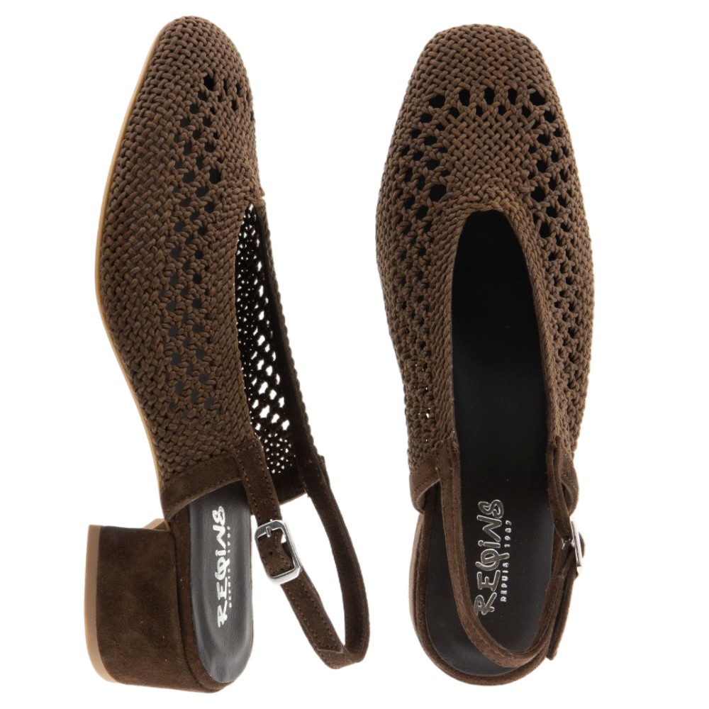 Zapatos crochet destalonado tacón bajo Reqins | Elegantes y cómodos foto 2