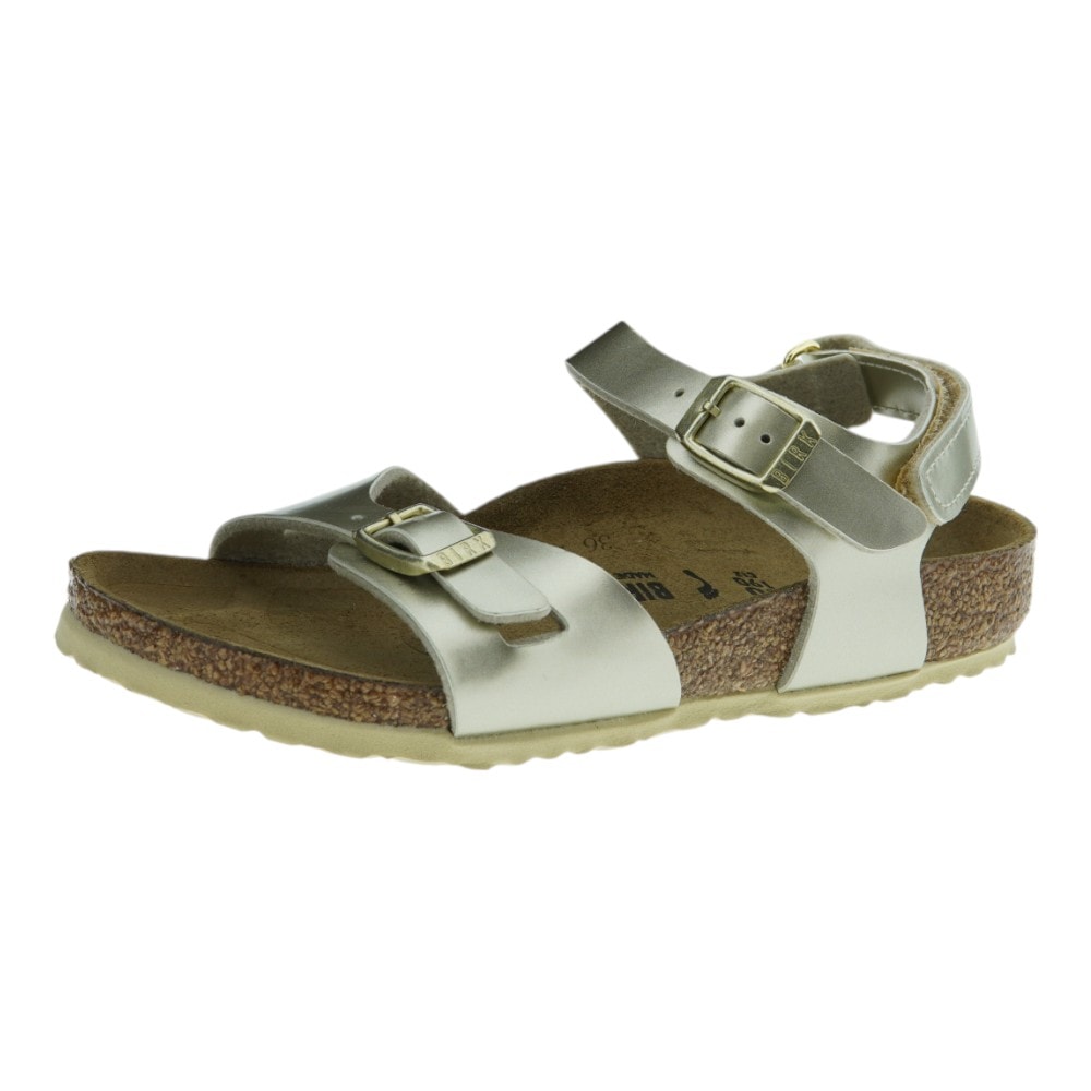 Sandalia bio metalizada hebillas niña Birkenstock Rio Kids Bf foto 3