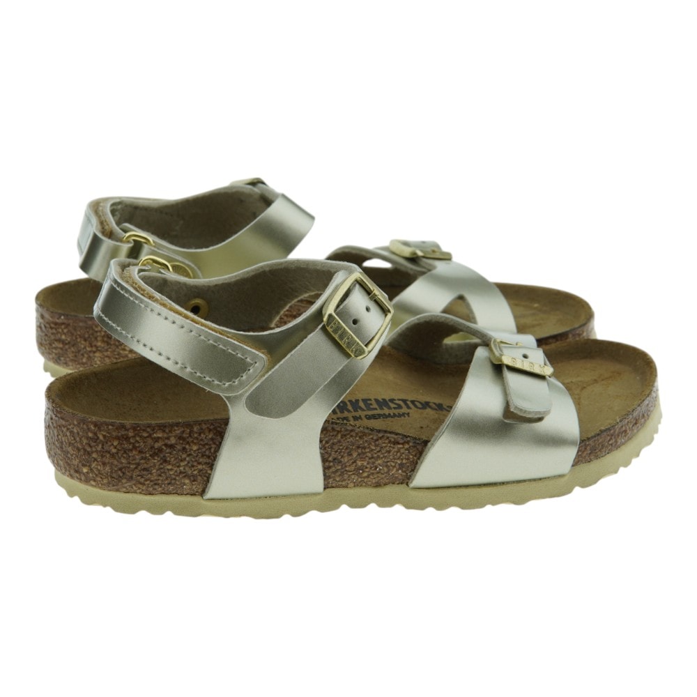 Sandalia bio metalizada hebillas niña Birkenstock Rio Kids Bf foto 4