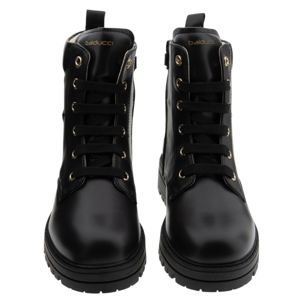 Botines negros militares niña estrella Balducci | Carrilé foto 2