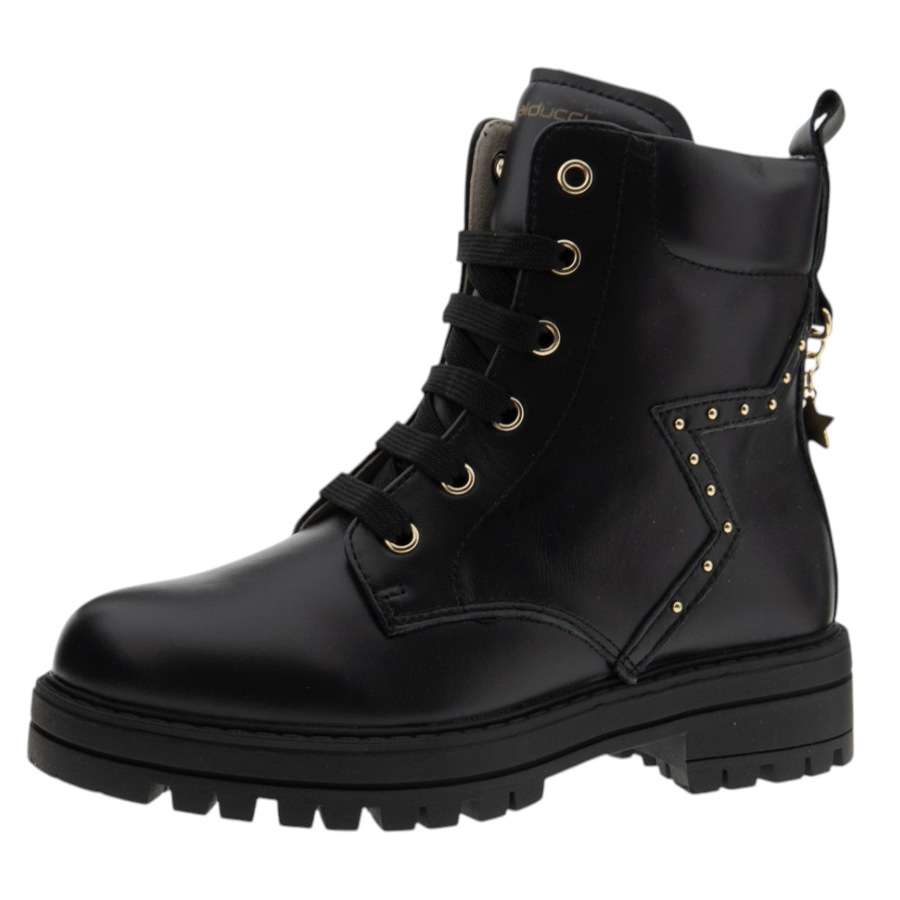 Botines negros militares niña estrella Balducci | Carrilé foto 3