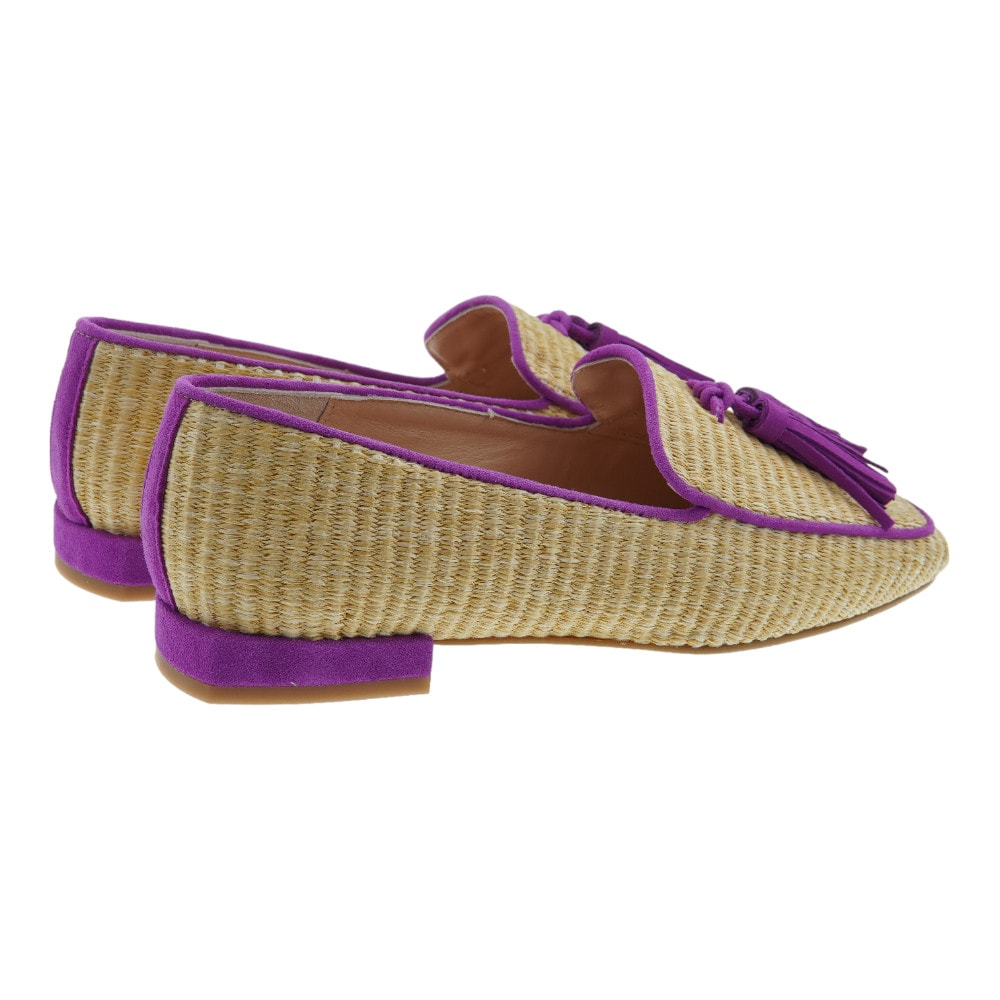 Mocasín de Rafia con Borlas Carrilé para Mujer | Elegancia y Confort foto 4
