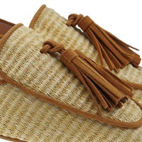 Mocasín de Rafia con Borlas Carrilé para Mujer | Elegancia y Confort foto 7