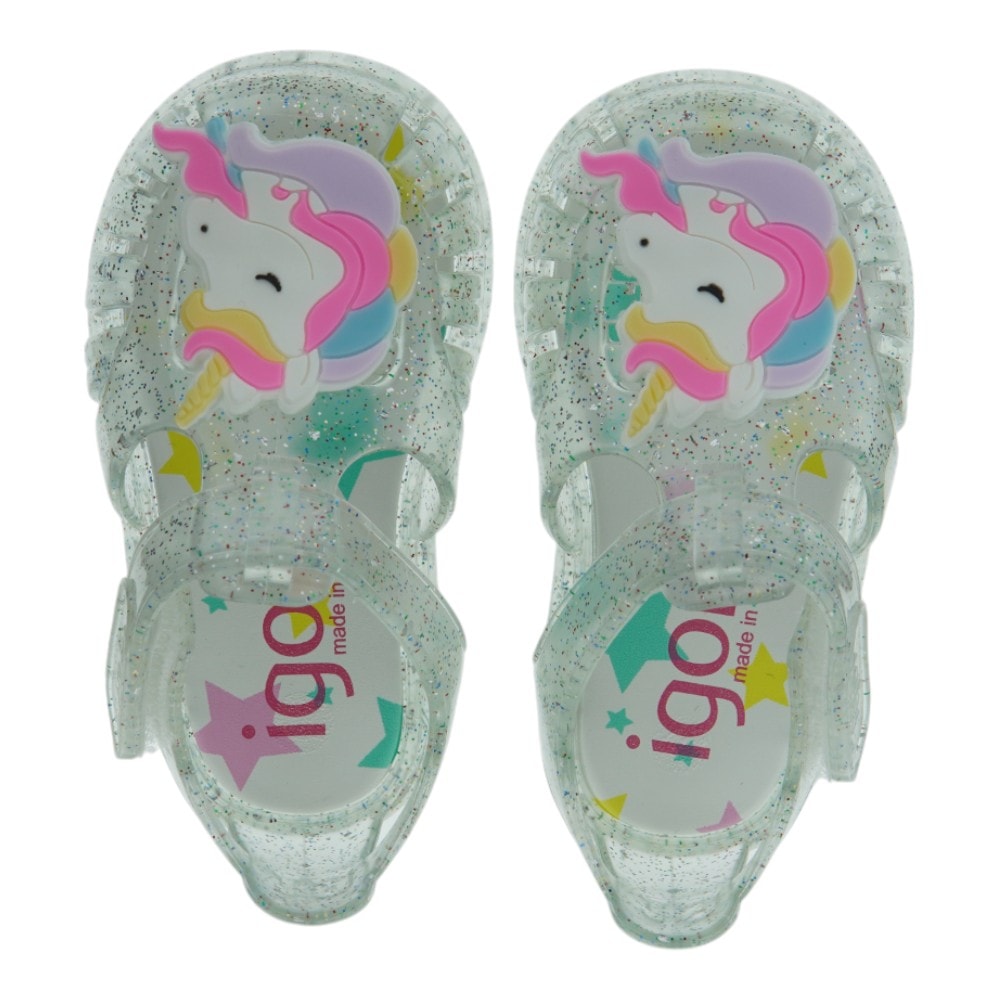 Cangrejeras piscina niña unicornio con velcro - Igor foto 2