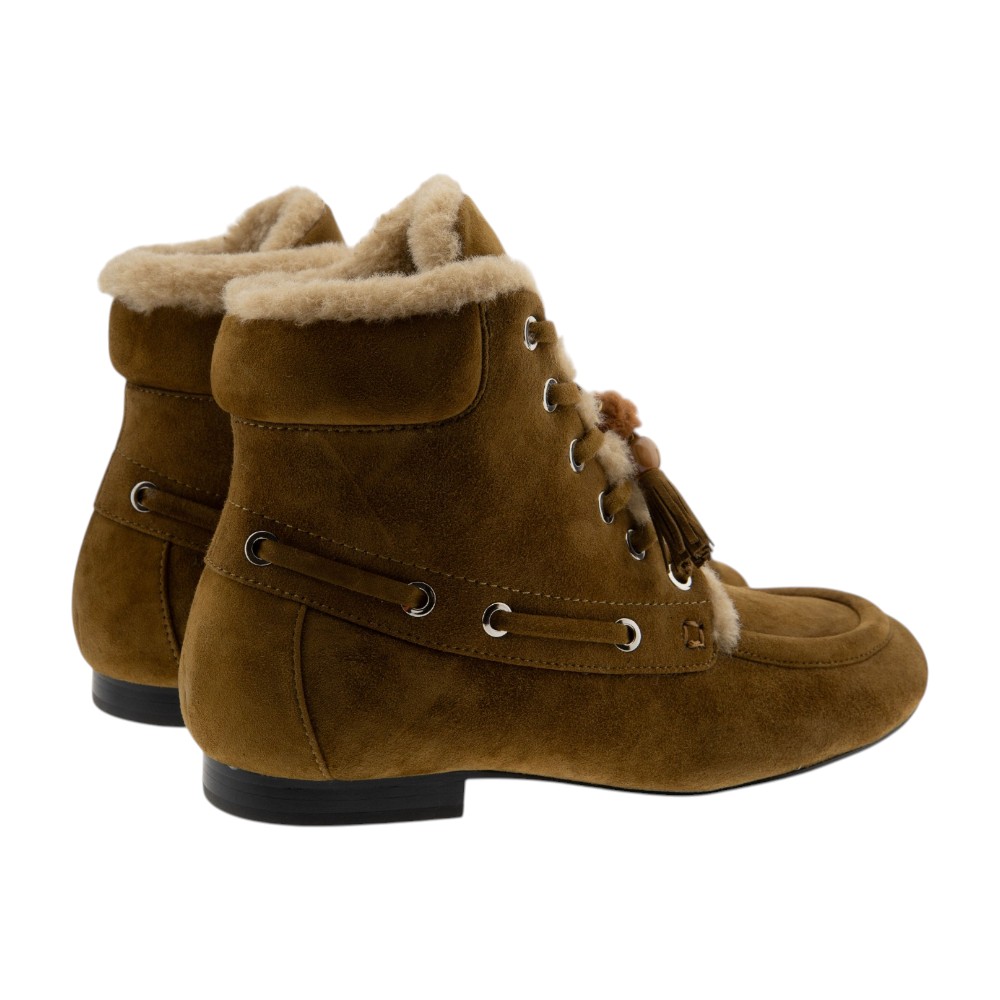 Botines ante cuero cordones Bibilou mujer foto 4