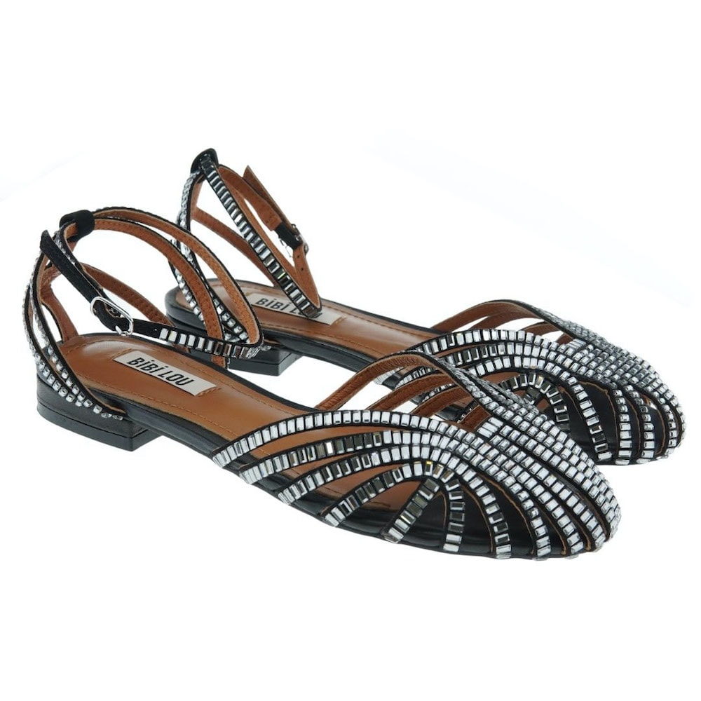 Sandalias cangrejeras mujer brillantes Bibilou Serabi 559Z10VK