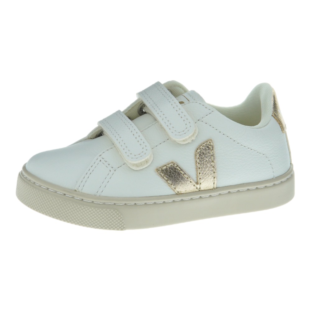 Sneakers niña velcros metalizados Veja Small Splar V foto 3