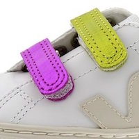 Sneakers niña velcros metalizados Veja Small Splar V foto 7