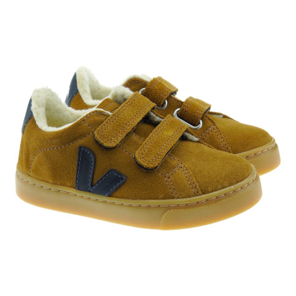 Zapatilla niño borreguillo velcros Veja Small Splar W