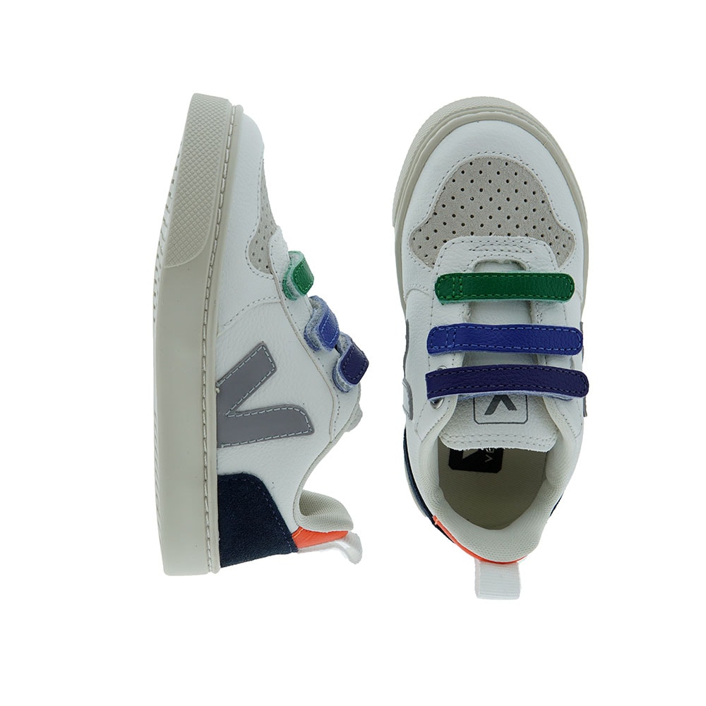 Deportivas casual niño tres velcros Veja Small V-10 V foto 2