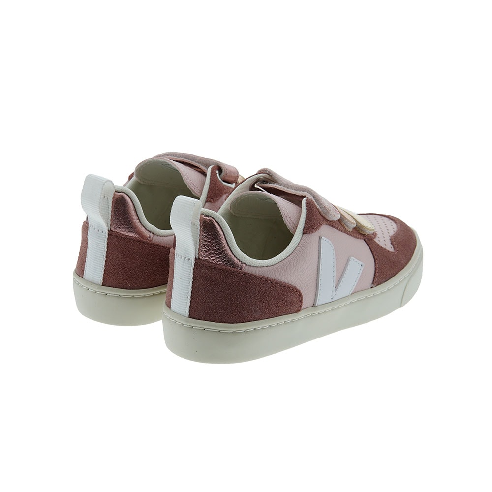 Deportivas casual niño tres velcros Veja Small V-10 V foto 4