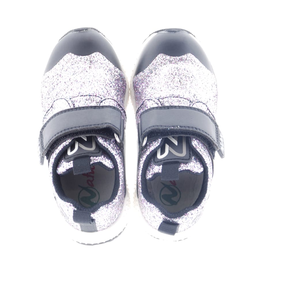 Zapatilla glitter velcro Naturino Sport 555 foto 2