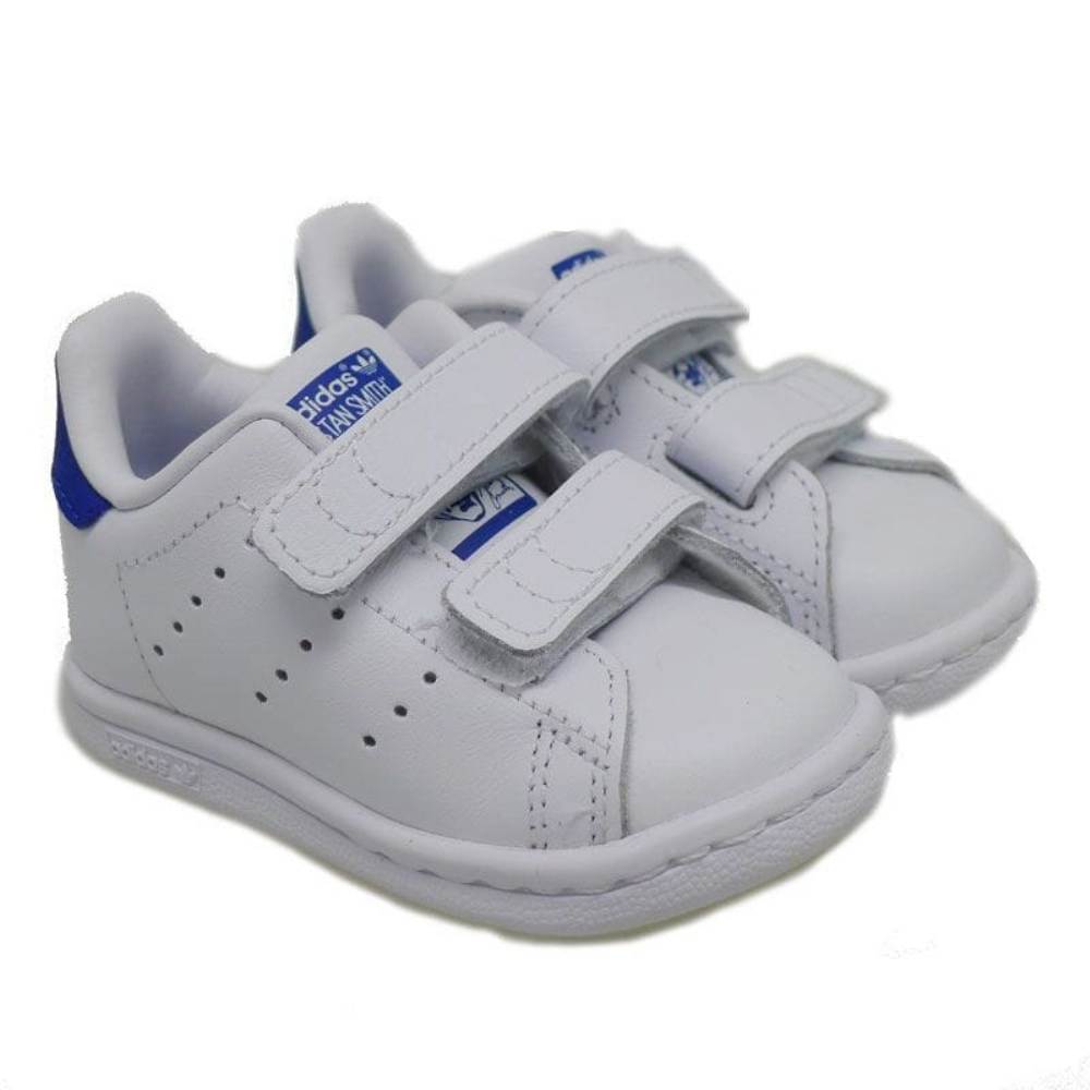 En realidad Escuchando Disfrazado Deportivas velcros piel bebe Adidas Stan Smith CF I